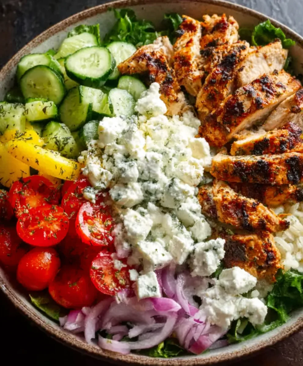 Greek Chicken Bowls- Easy Flavorful Meal