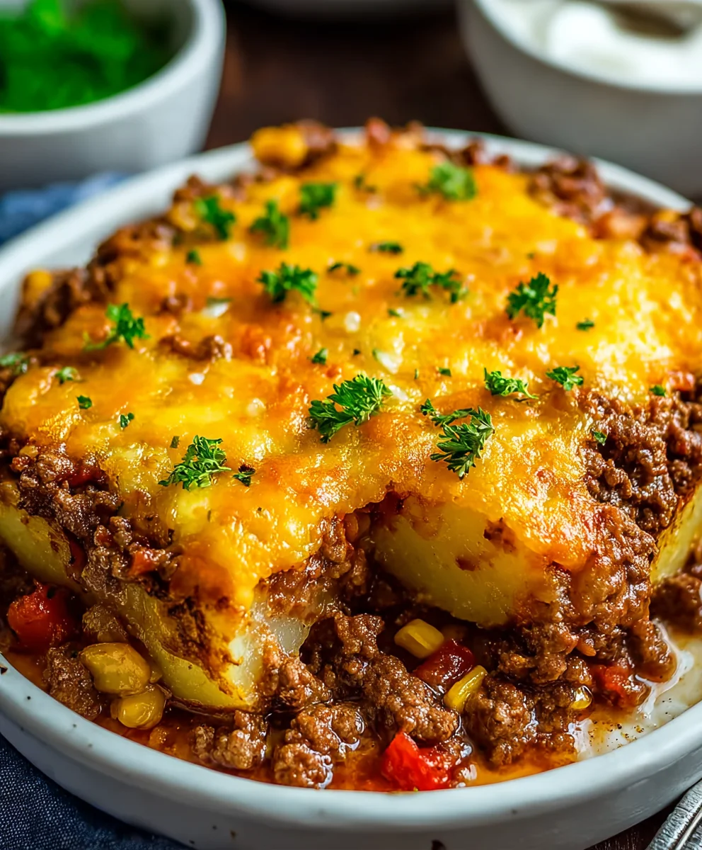 Easy Ground Beef Hobo Casserole Recipe