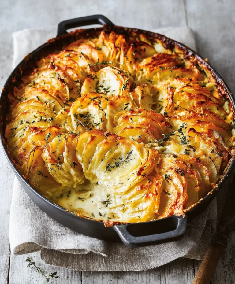 Cheesy Herb Potato Gratin Recipe