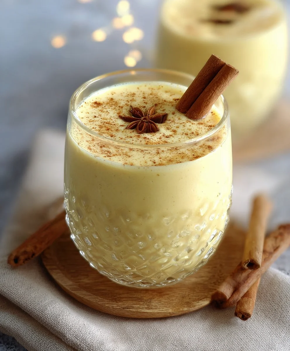 Easy Non-Non-Alcoholic Alternative Eggnog - Minute Blender Recipe
