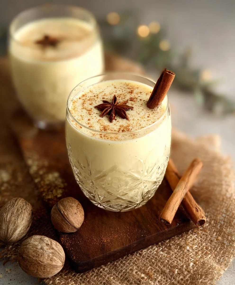 Easy Non-Non-Alcoholic Alternative Eggnog - Minute Blender Recipe