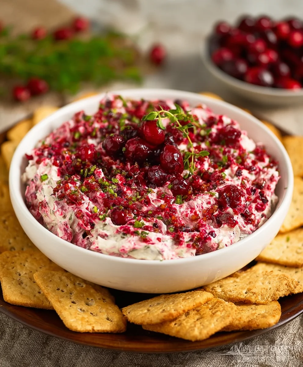 Spicy Cranberry Jalapeno Cream Cheese Dip Recipe