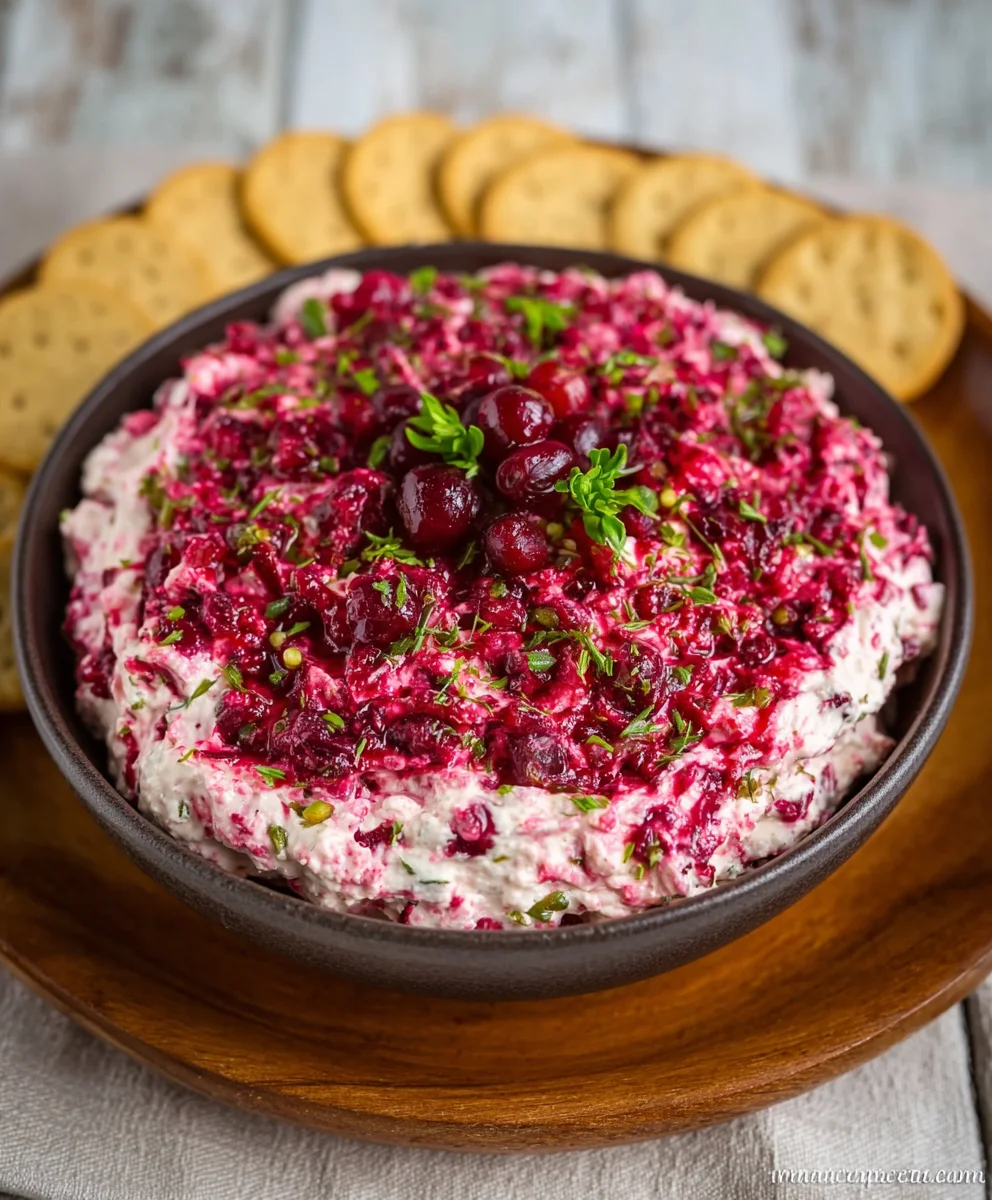 Spicy Cranberry Jalapeno Cream Cheese Dip Recipe