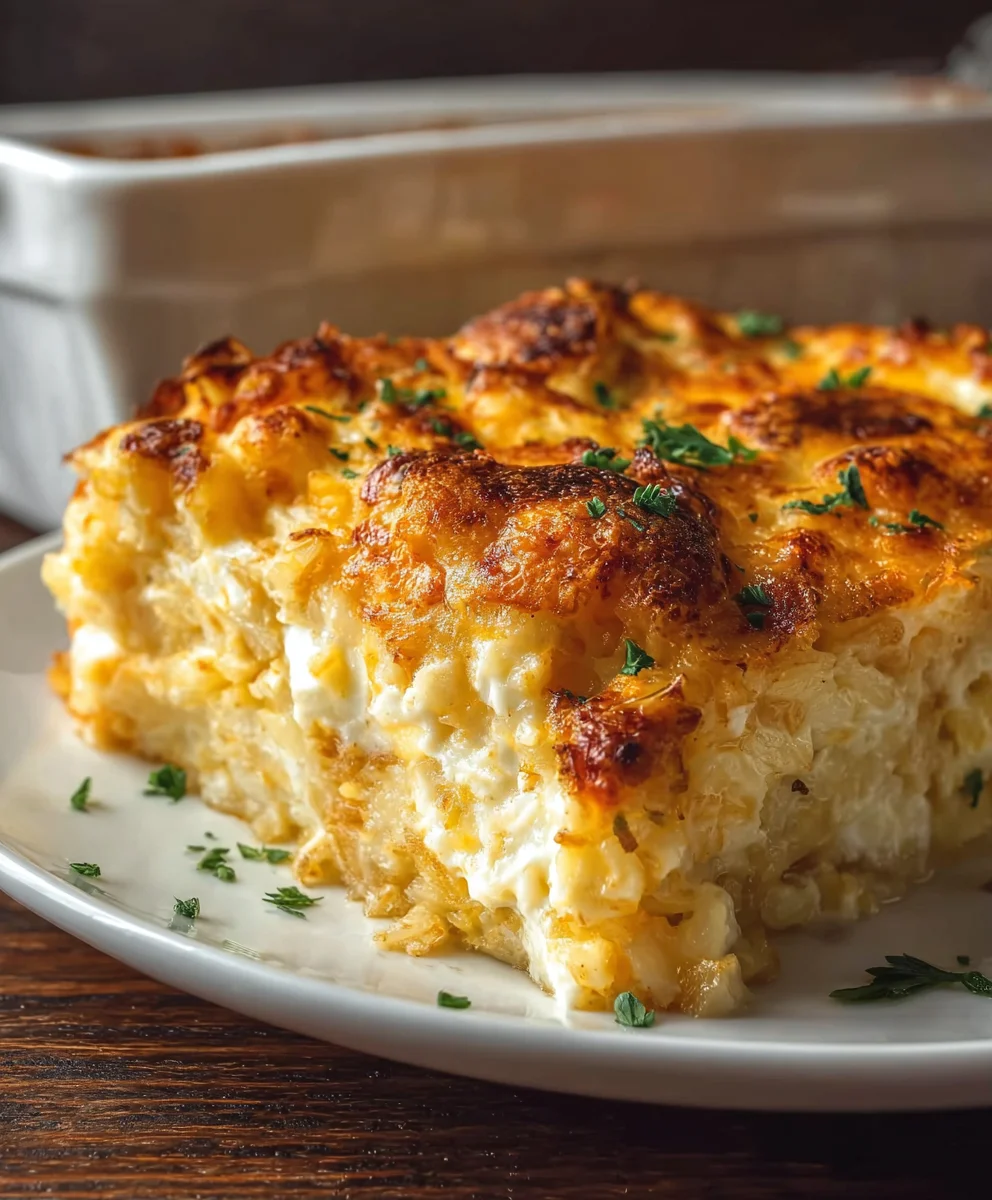 Grandma's Beef Hash Brown Casserole-Family Favorite