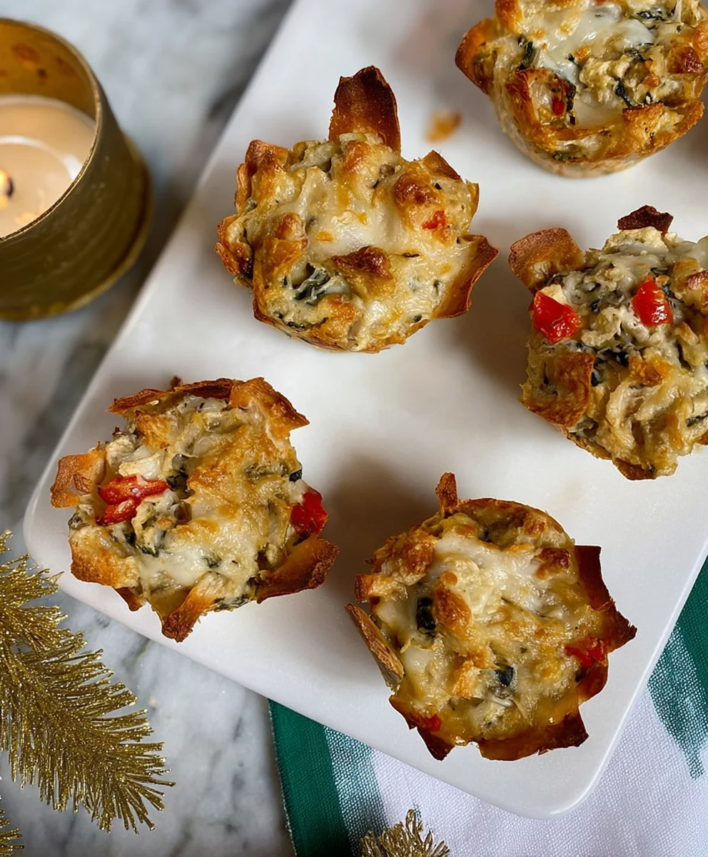 Elise Jesse's Spinach Dip Bites-Easy Appetizer Recipe