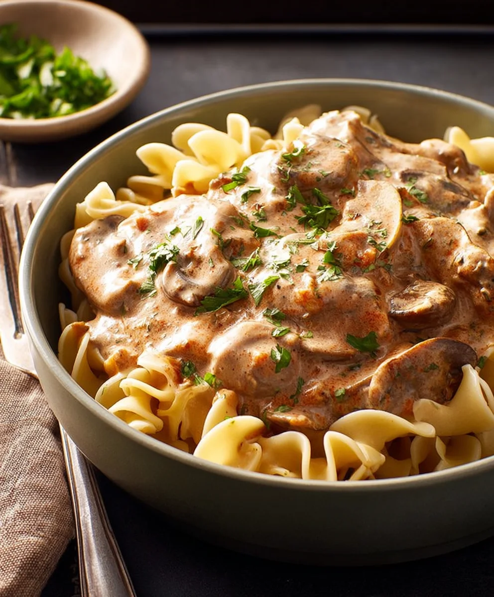 Creamy Vegan Stroganoff - Easy Delicious Mushroom Recipe