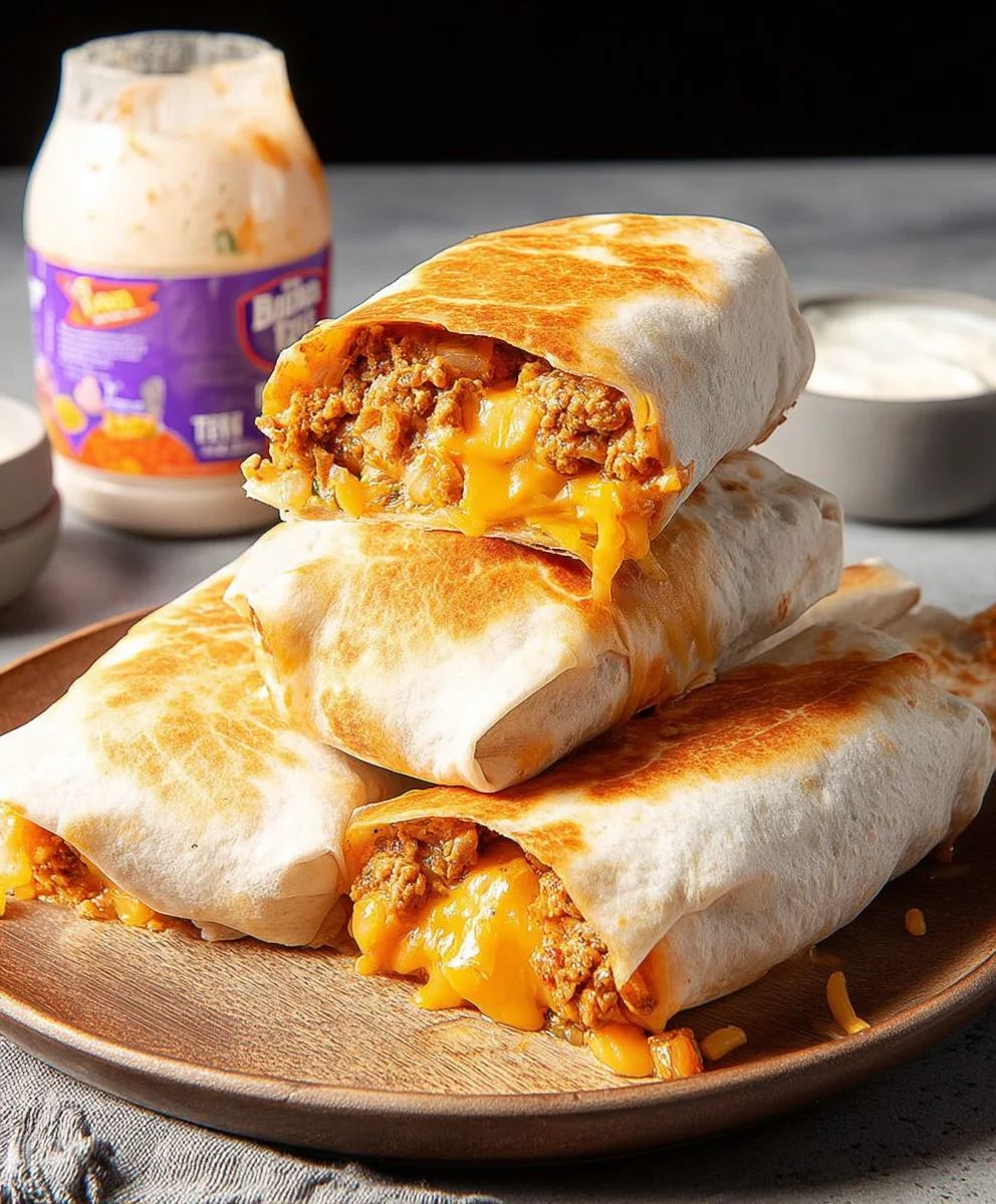 Copycat Taco Bell Grilled Cheese Burrito Recipe
