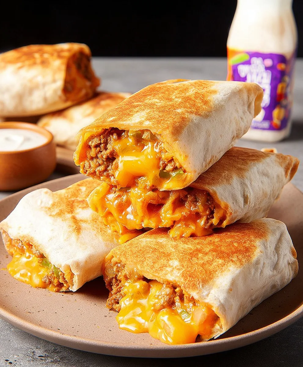 Copycat Taco Bell Grilled Cheese Burrito Recipe
