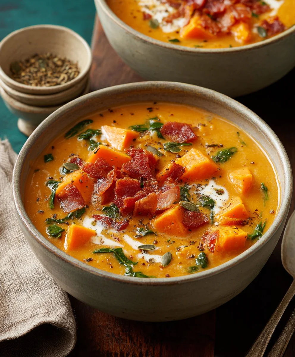 Creamy Sweet Potato Chowder-Hearty Comfort Food