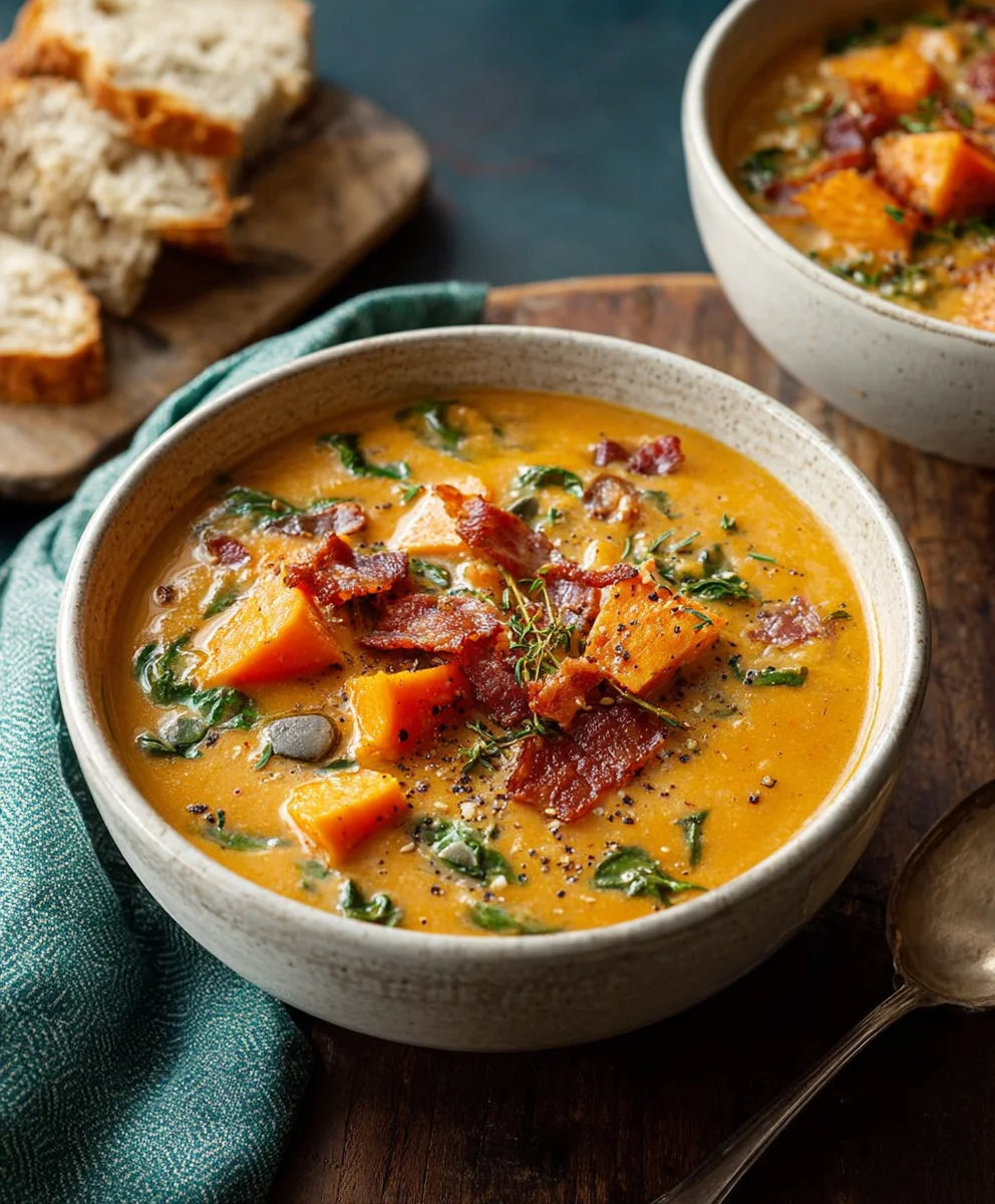 Creamy Sweet Potato Chowder-Hearty Comfort Food