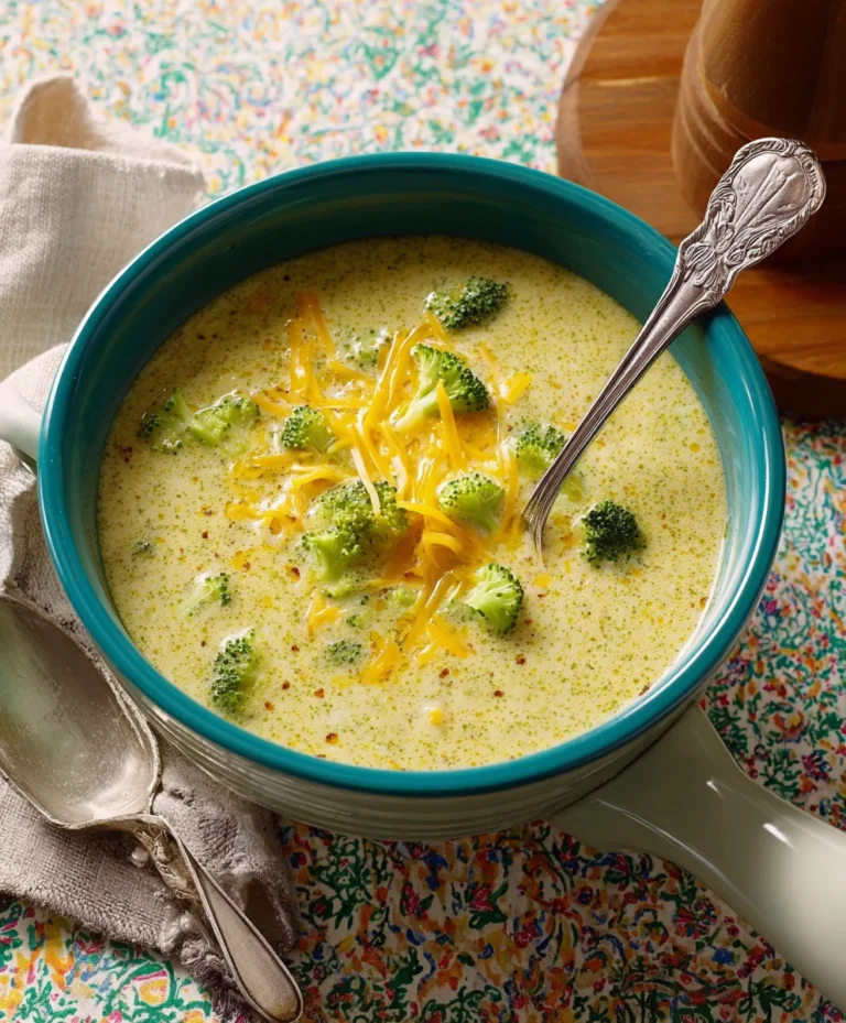 Creamy Broccoli Cheese Soup – Easy Homemade Delight