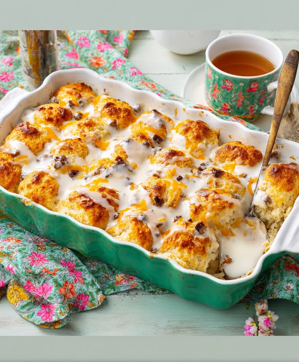 Easy Beef Biscuits and Gravy Casserole Recipe