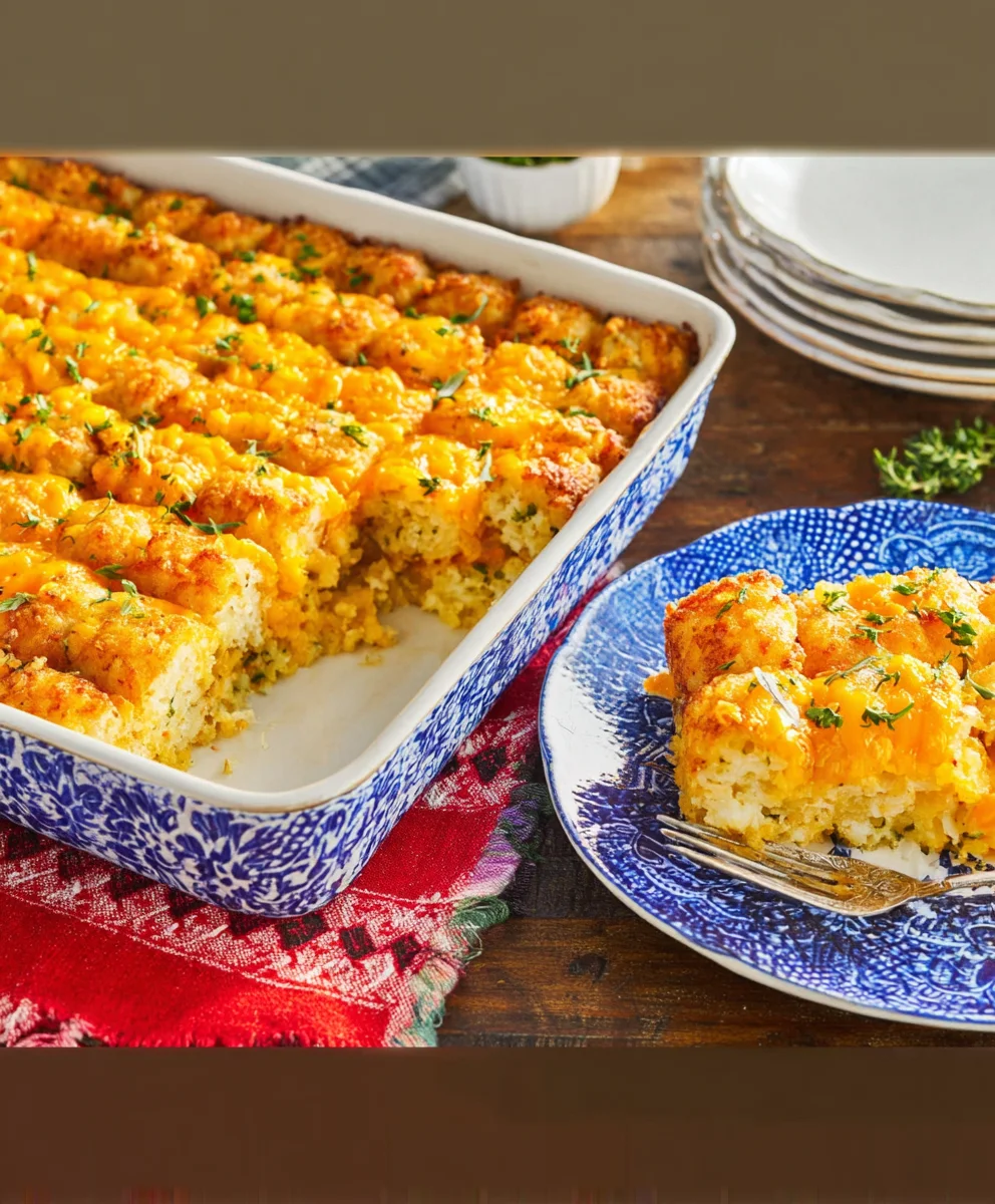 Easy Tater Tot Breakfast Casserole Recipe