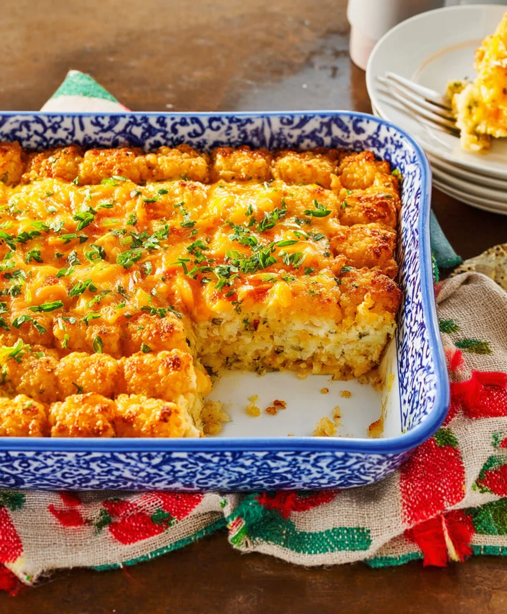 Easy Tater Tot Breakfast Casserole Recipe