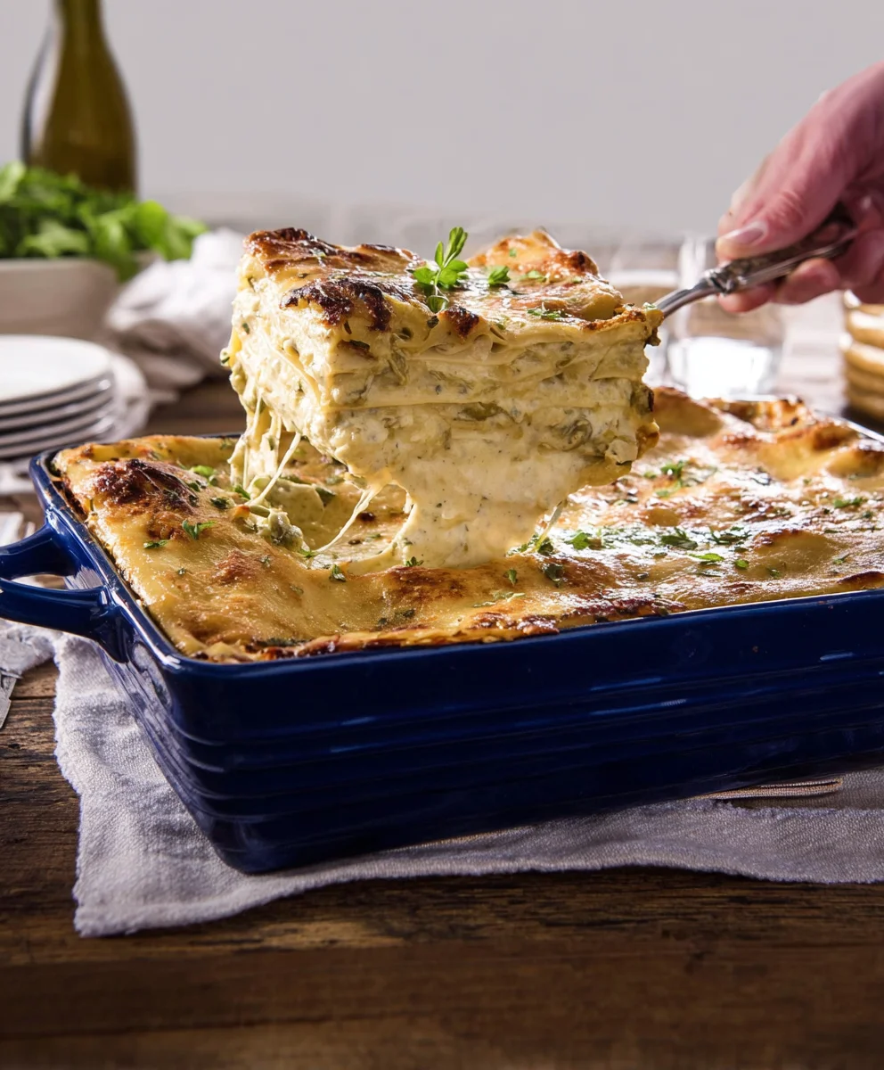 Creamy White Lasagna Recipe - Rich Flavor