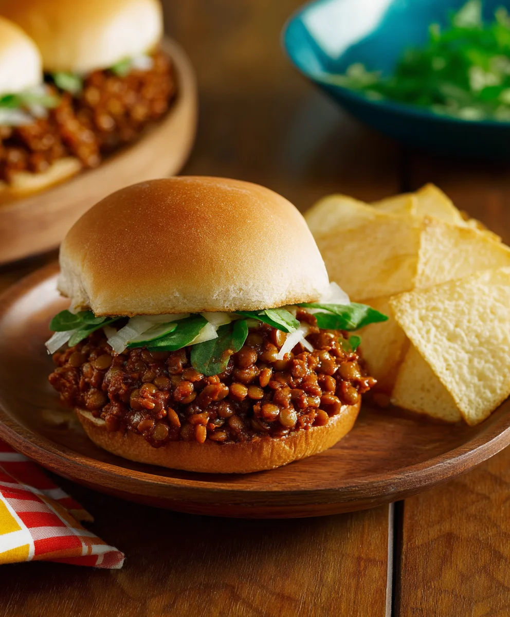 Hearty Lentil Sloppy Joes-Easy Vegetarian Comfort Food