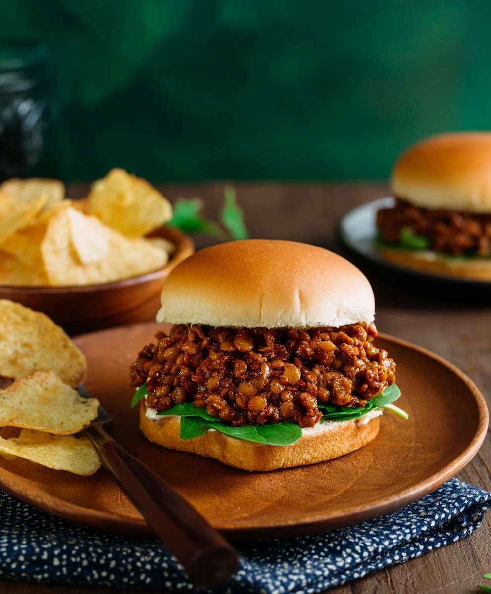 Hearty Lentil Sloppy Joes-Easy Vegetarian Comfort Food