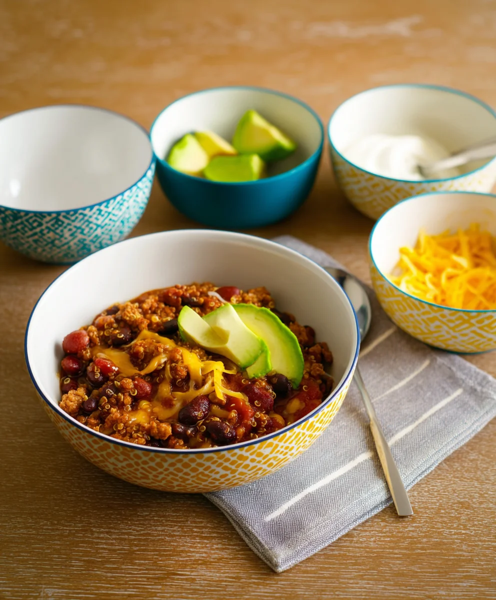 Hearty Turkey Quinoa Chili Recipe - Healthy Comfort Food